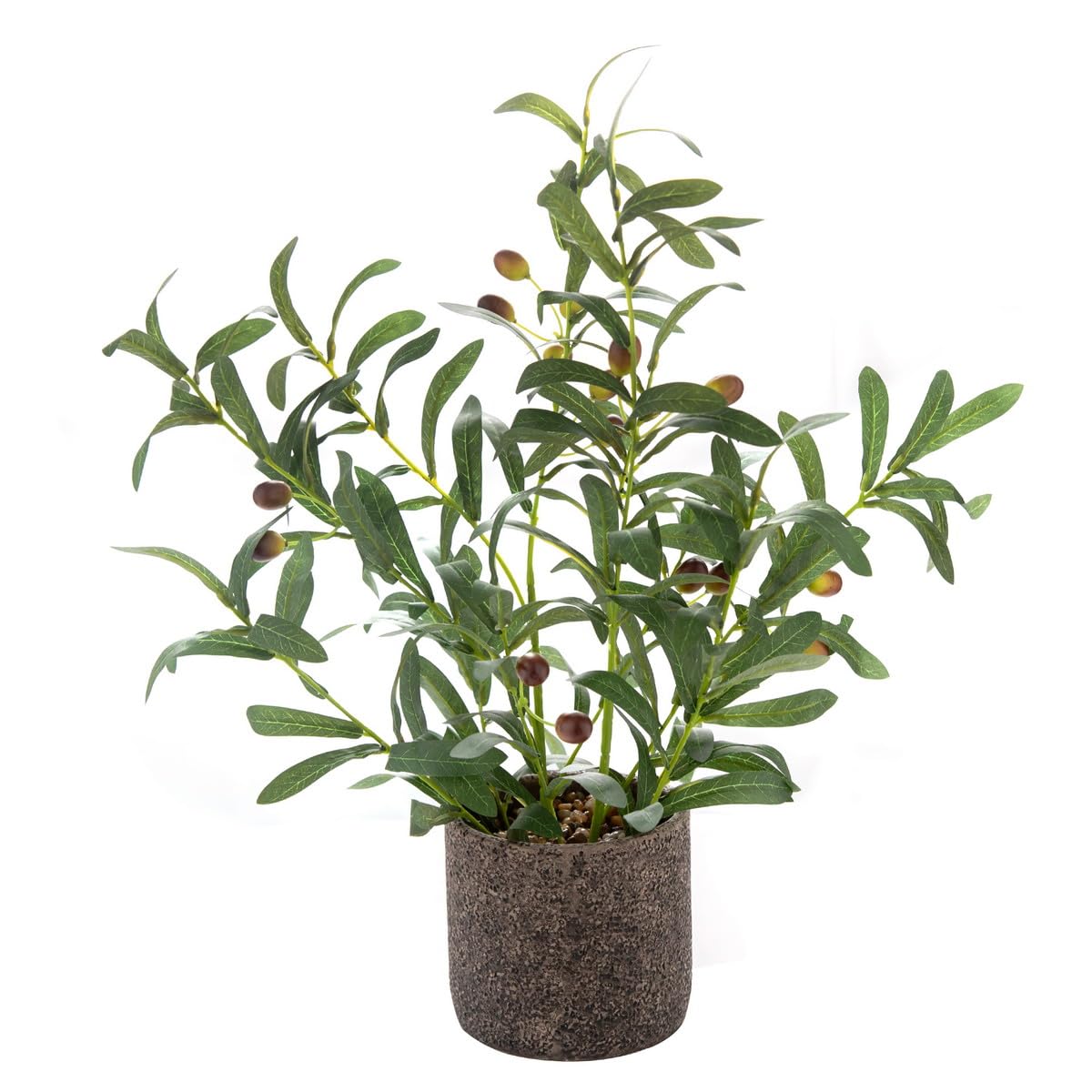 AlphaAcc Fake Plants Potted Artificial Succulents Home Office Decor | Artificial plants with rustic black clay planter ideal bathroom kitchen office farmhouse desk living room indoor decor